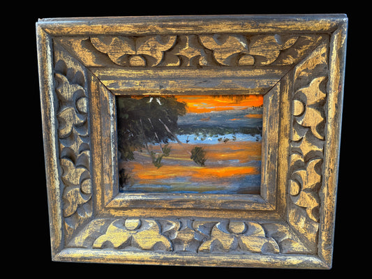 Original Painting by Patrick Fitzgerald – Framed Landscape