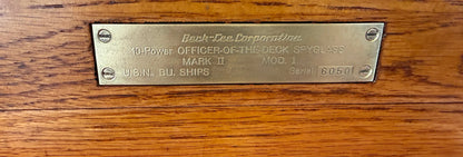 WWII U.S. Navy Officer-of-the-Deck Spyglass – Mark II, 10-Power – Beck-Lee Co. w/ Case - Annapolis Maritime Antiques