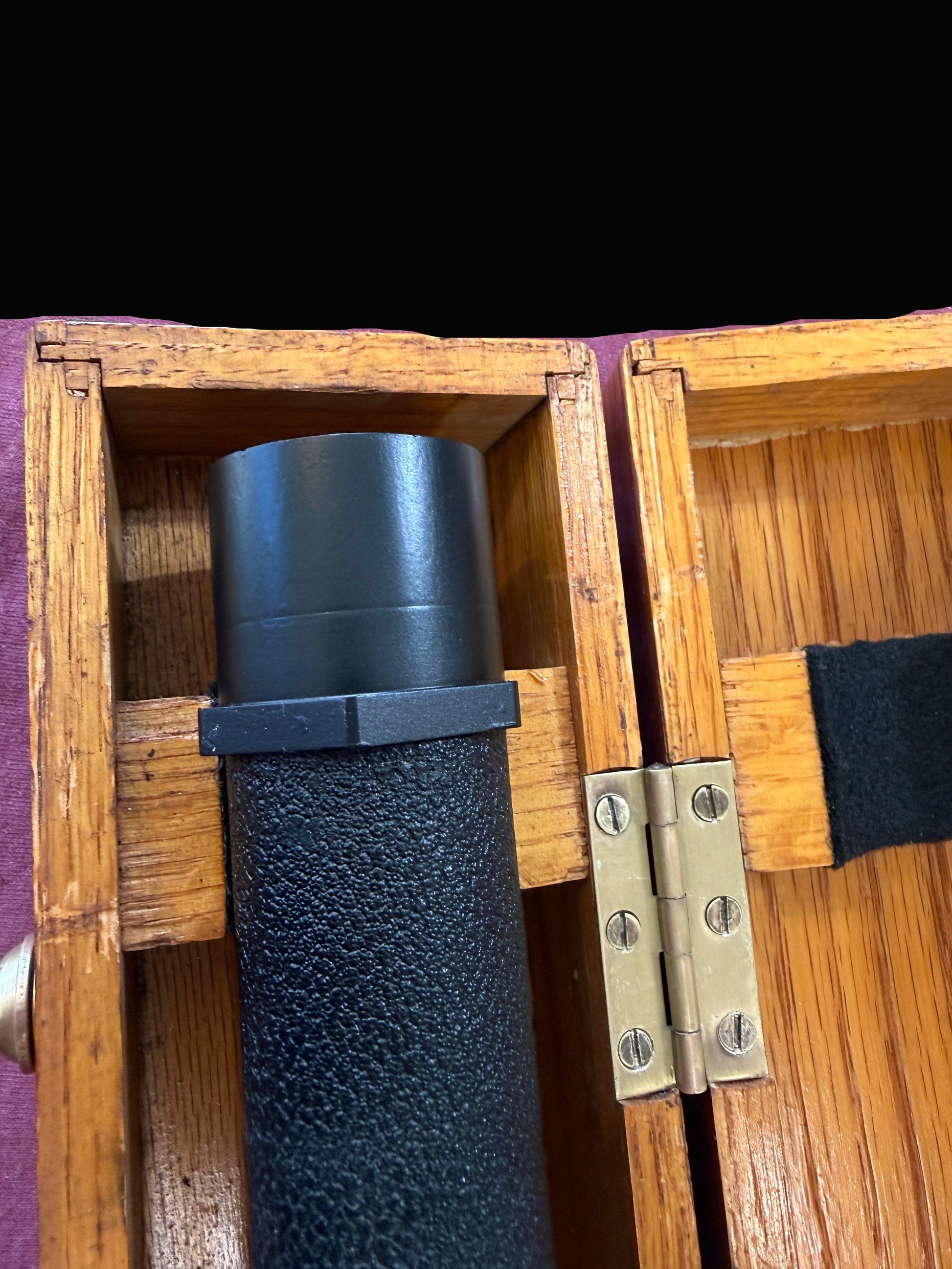 WWII U.S. Navy Officer-of-the-Deck Spyglass – Mark II, 10-Power – Beck-Lee Co. w/ Case - Annapolis Maritime Antiques