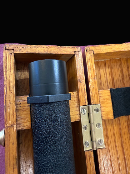 WWII U.S. Navy Officer-of-the-Deck Spyglass – Mark II, 10-Power – Beck-Lee Co. w/ Case - Annapolis Maritime Antiques