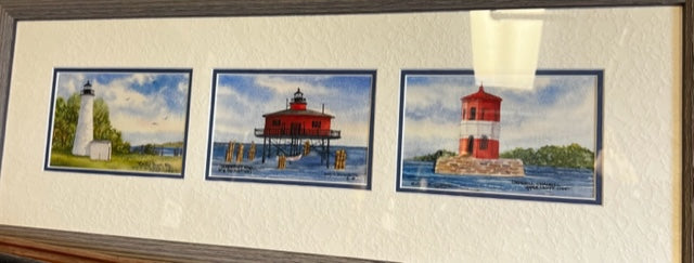 Watercolor Lighthouses - Gary Duquette