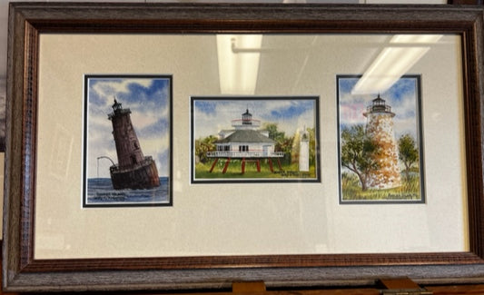 Watercolor Lighthouses - Gary Duquette