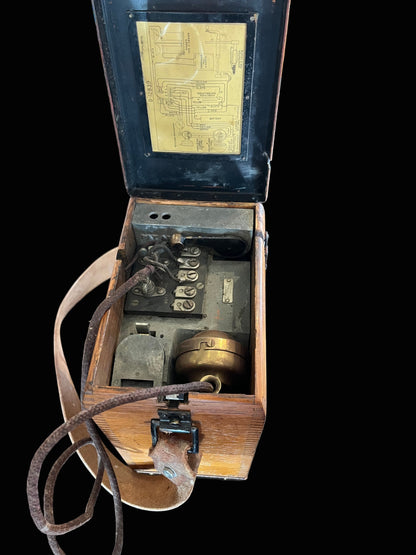 WWI-era U.S. Army Signal Corps Camp Telephone, Model A, dated 1917,