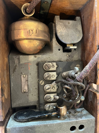 WWI-era U.S. Army Signal Corps Camp Telephone, Model A, dated 1917,