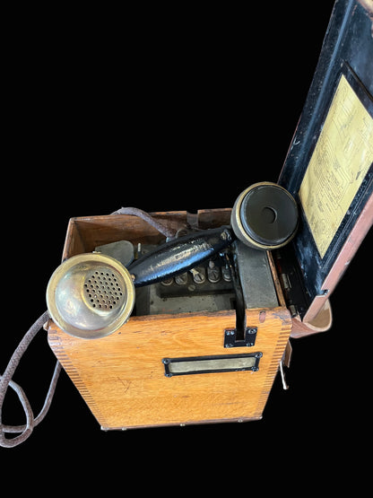 WWI-era U.S. Army Signal Corps Camp Telephone, Model A, dated 1917,