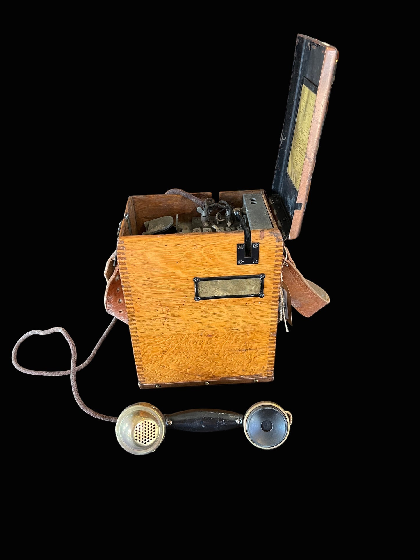 WWI-era U.S. Army Signal Corps Camp Telephone, Model A, dated 1917,