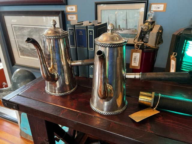 USN Coffee Server, Silver Soldered, Reed and Barton