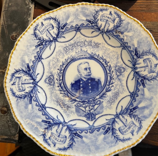 Copy of Commemorative Plate - Admiral Dewey by Coalport of England