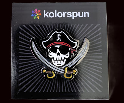 Nautical Enamel Pins - Pirate Skull