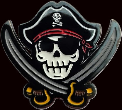 Nautical Enamel Pins - Pirate Skull