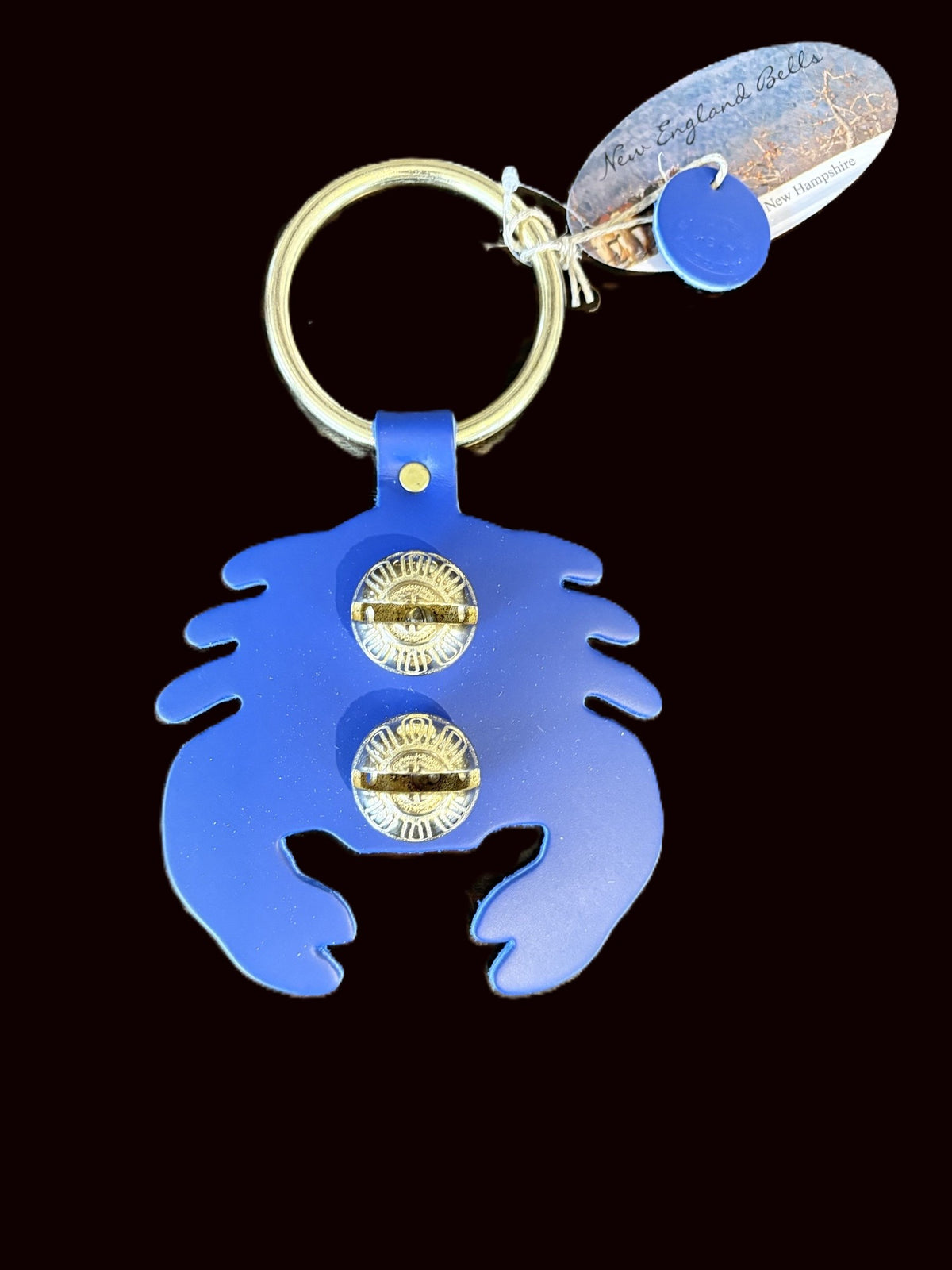 Sleigh Bell Designer Door Hanger - Blue Crab