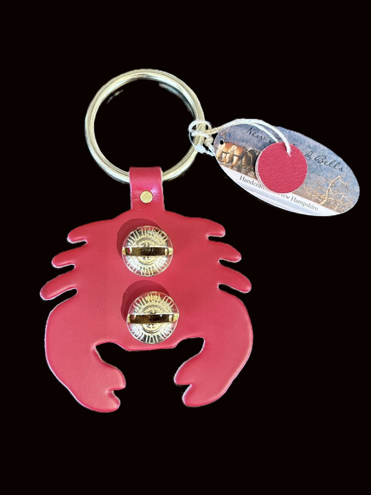 Sleigh Bell Designer Door Hanger - Red Crab
