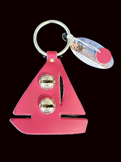 Sleigh Bell Designer Door Hanger - Sailboat