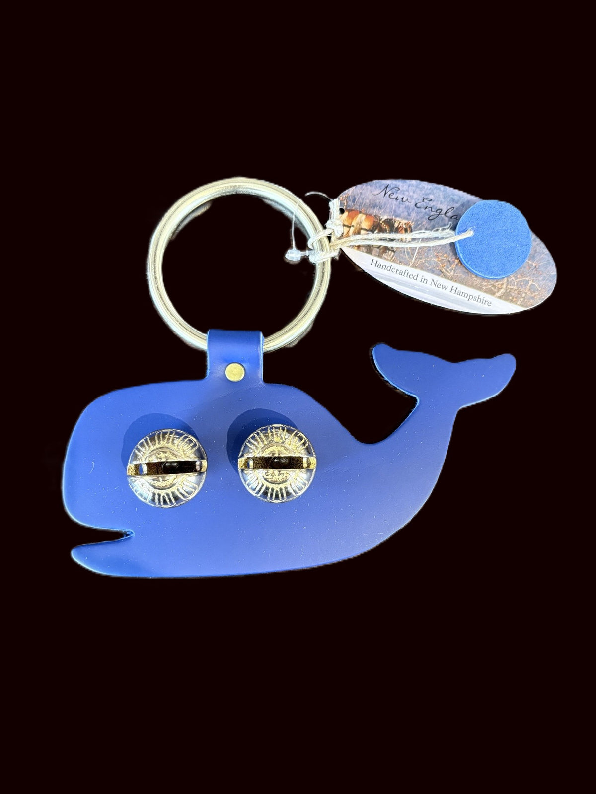 Sleigh Bell Designer Door Hanger - Whale