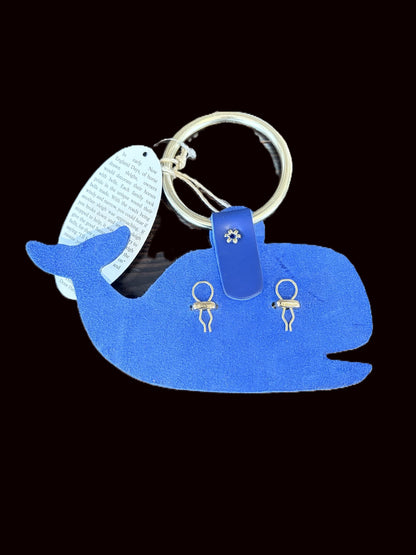 Sleigh Bell Designer Door Hanger - Whale