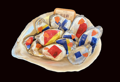 Hand Painted Oyster Shells