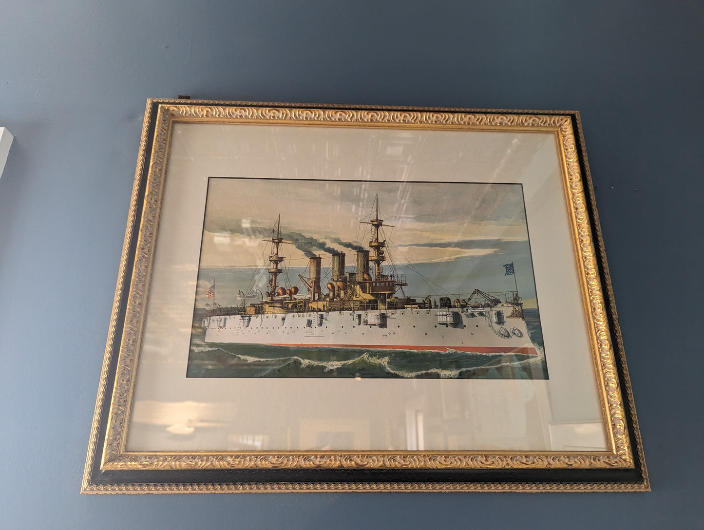 Framed Print - Original Copy / USS New York