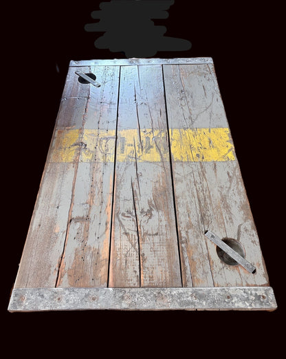 WWII Liberty Ship Hatch Cover Coffee Table