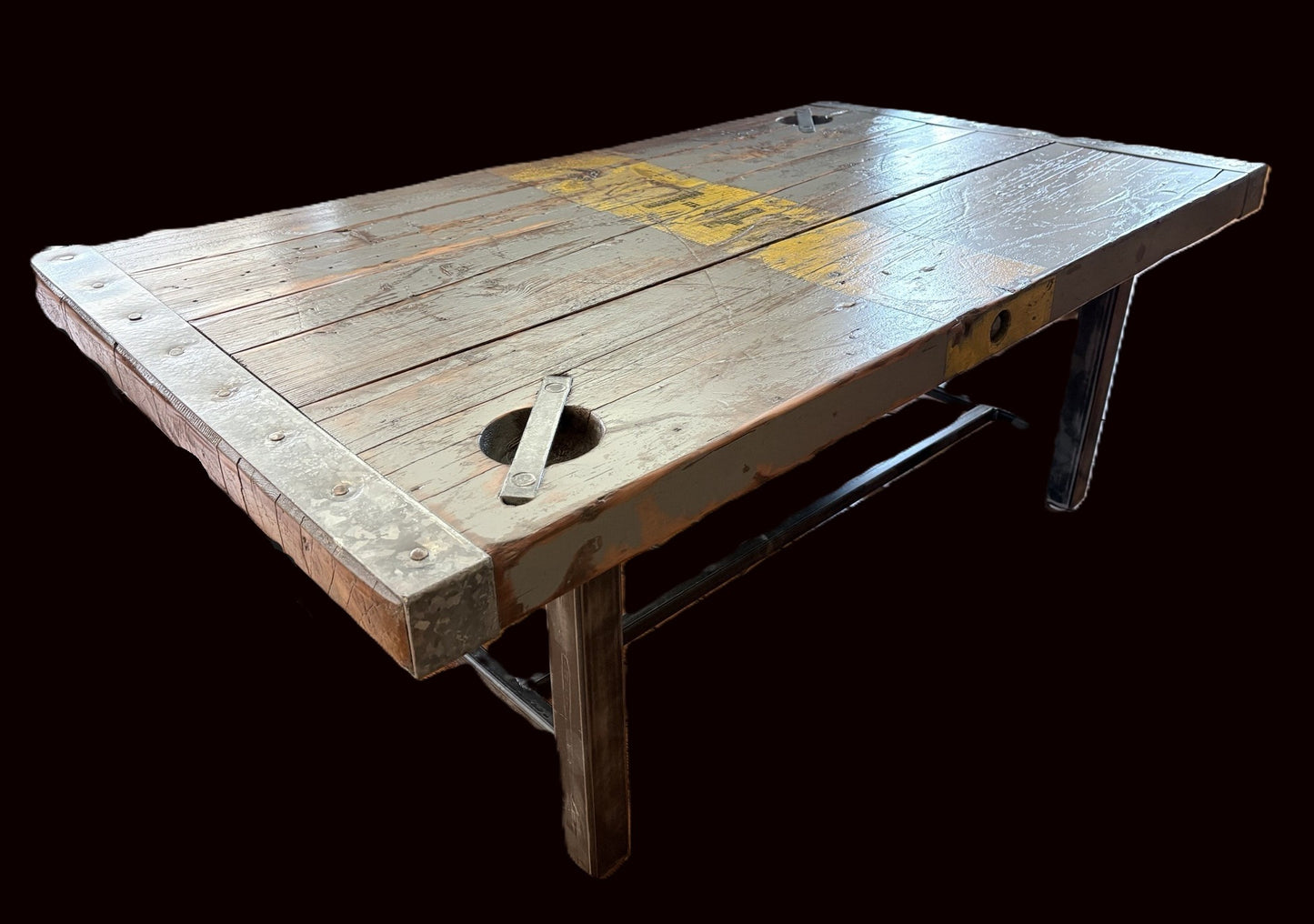WWII Liberty Ship Hatch Cover Coffee Table