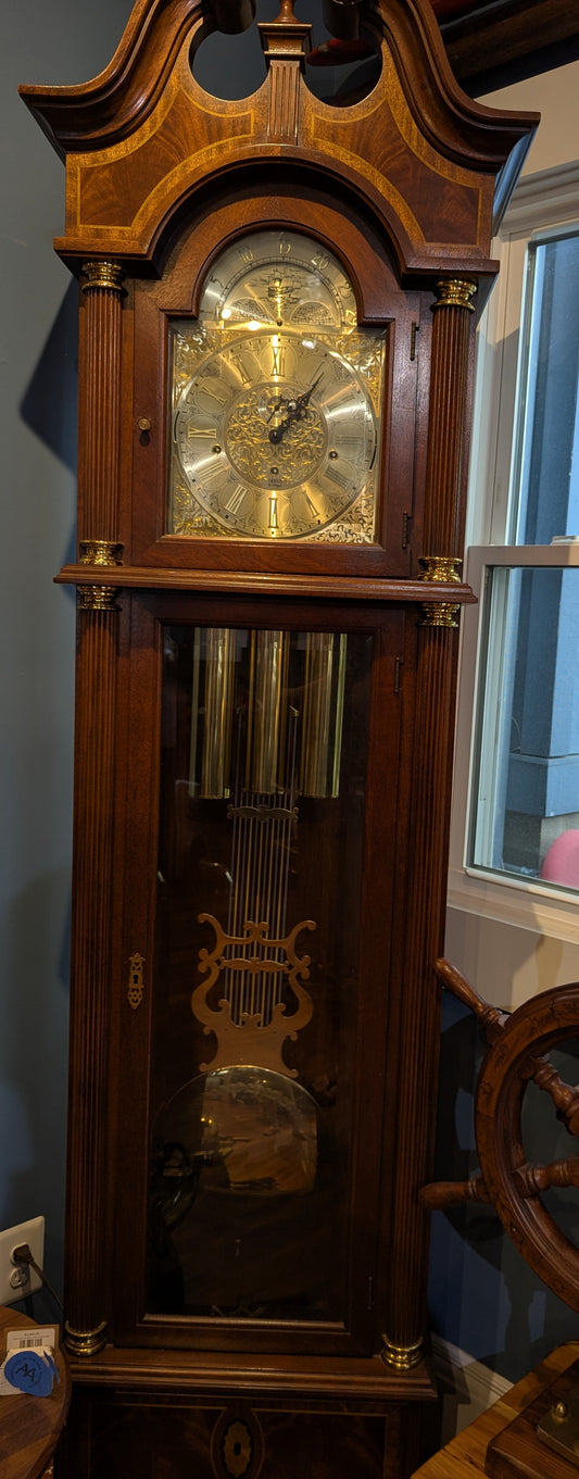 Sligh Grandfather clock - Annapolis Maritime Antiques