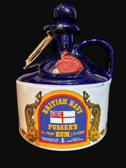 Wade Ceramic Decanter – British Navy Pusser’s Rum 1.75L