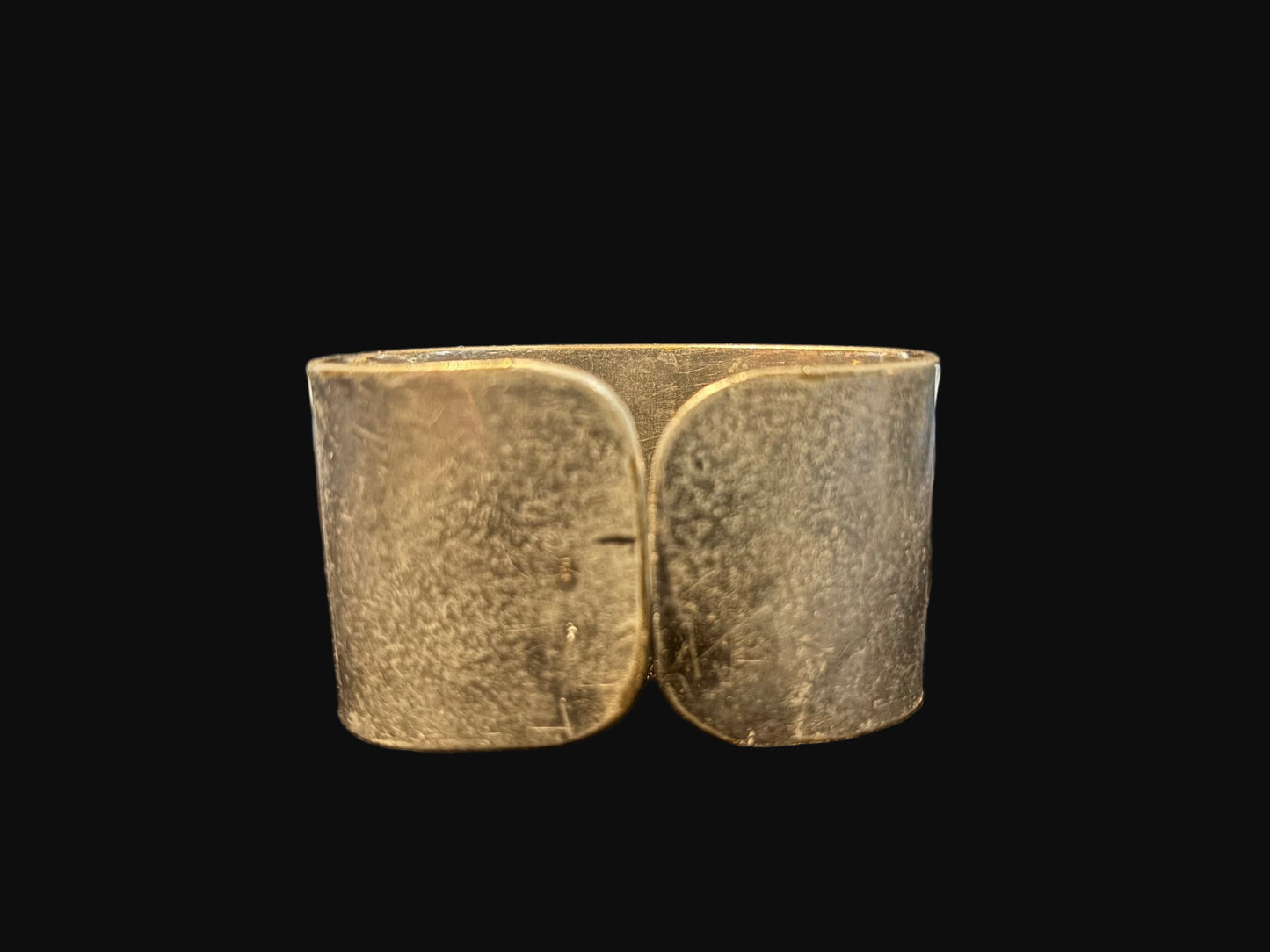 #Rare WWII U.S. Navy Napkin Ring – USS Stanly (DD-478) – Medical Officer Marked