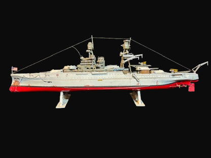 USS Arizona Battleship Model – Pre-Pearl Harbor Configuration – Detailed Scale Display