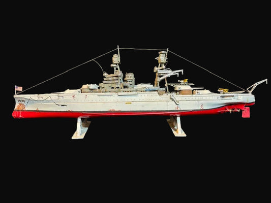 USS Arizona Battleship Model – Pre-Pearl Harbor Configuration – Detailed Scale Display