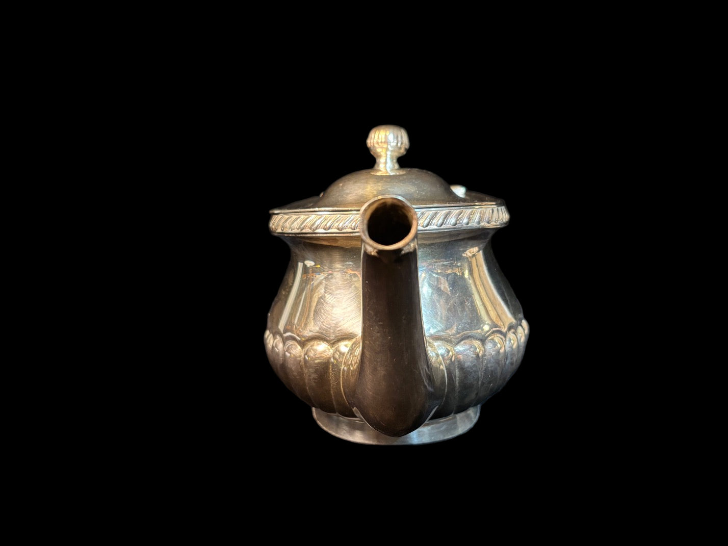 Reed & Barton U.S. Navy Silver Soldered Teapot –