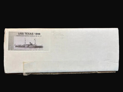 Commander Series USS Texas (1898) Miniature Ship Model Kit #4-137 – Spanish-American War