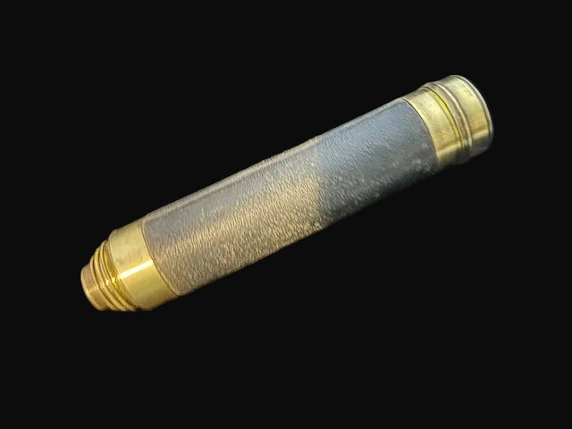 Brass & Leather Spyglass Telescope Nautical Maritime Pocket Telescope - Annapolis Maritime Antiques