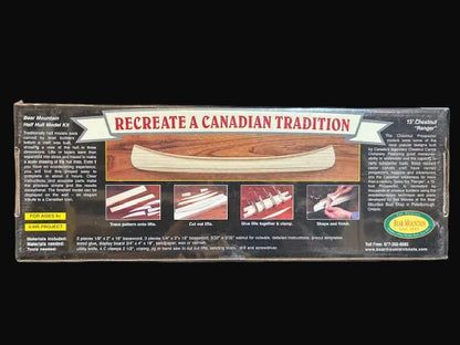 Canadian Canoe Half-Hull Model Project – Bear Mountain Boats – Woodworking Kit