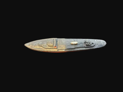 Cast Metal Naval Ship Miniature Toy Boat Maritime Collectible