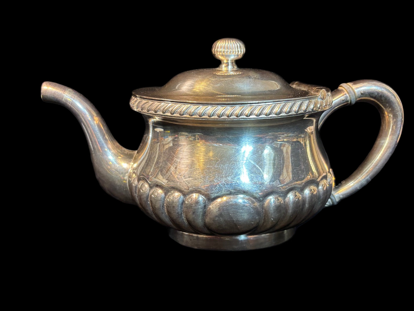 Reed & Barton U.S. Navy Silver Soldered Teapot –