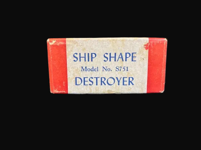 Ship Shape “Famous Ships” Destroyer Model Kit No. S751 – Wooden Miniature