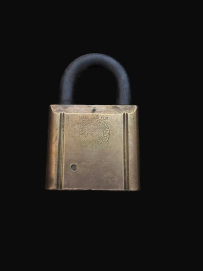 Yale Brass Padlock Made in USA Industrial Lock