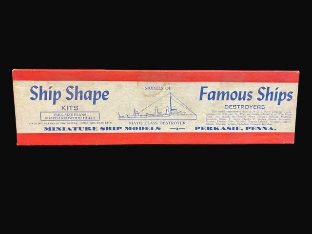 Ship Shape “Famous Ships” Destroyer Model Kit No. S751 – Wooden Miniature