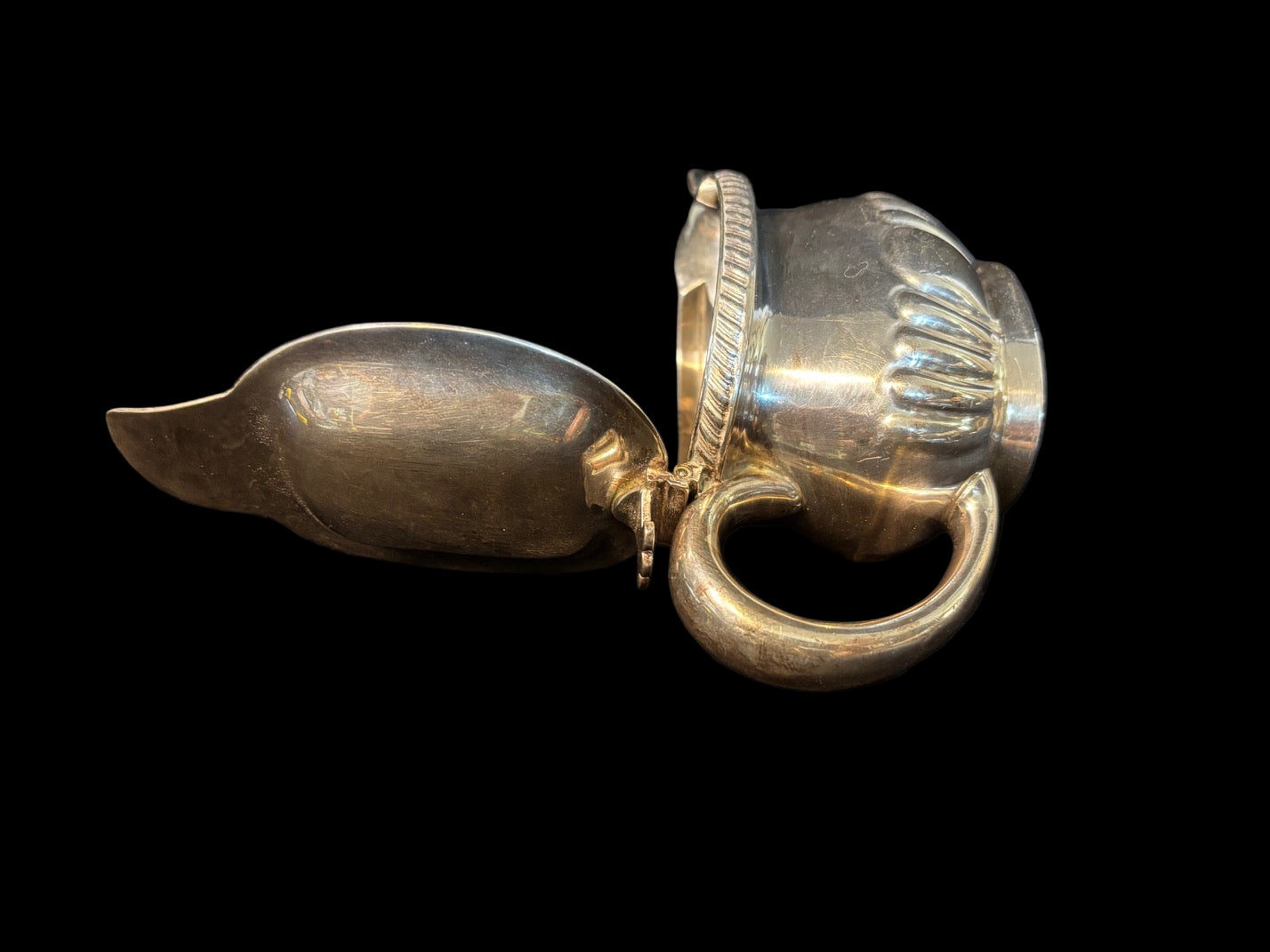 U.S. Navy Silver Soldered Creamer – International Silver Co. Military Wardroom Service
