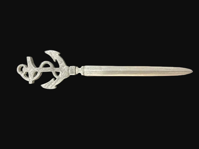#Nautical Anchor Letter Opener Maritime Desk Accessory - Annapolis Maritime Antiques