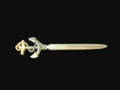 #Nautical Anchor Letter Opener Maritime Desk Accessory - Annapolis Maritime Antiques