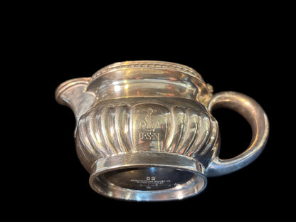 U.S. Navy Silver Soldered Creamer – International Silver Co. Military Wardroom Service