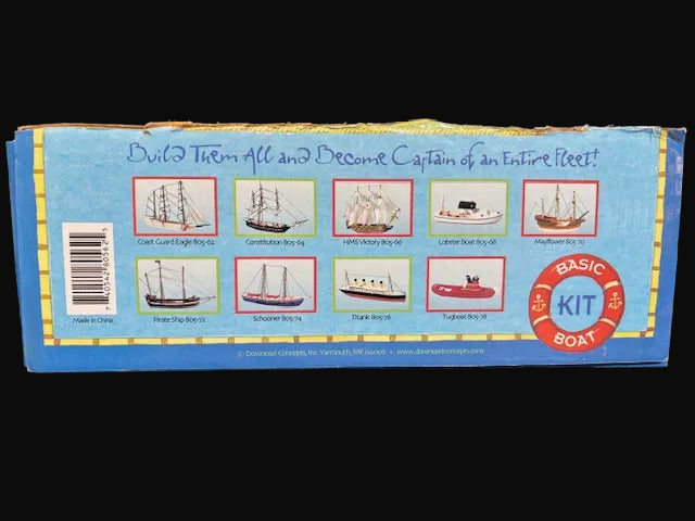 Coast Guard Eagle Basic Wooden Boat Kit – Ages 10-100 – Maritime Craft Project