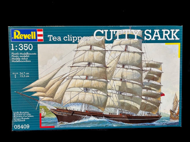 Revell 1:350 Scale Plastic Model Kit – Tea Clipper Cutty Sark – Kit #05409