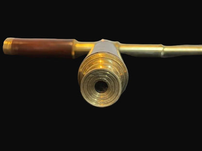 Brass & Wood Nautical Spyglass Telescope Maritime Maritime Decor - Annapolis Maritime Antiques