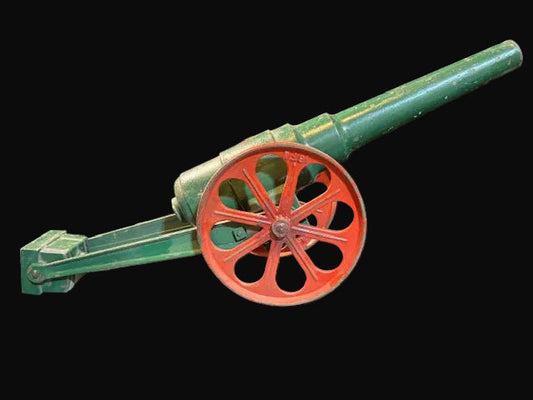 #Large 23″ Antique Cast Iron Toy Cannon 16FA – Original Paint - Annapolis Maritime Antiques