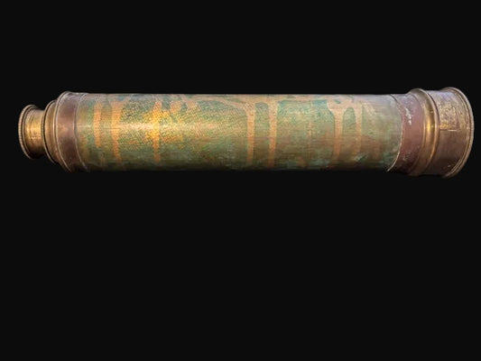 Spyglass Telescope 14.5" Closed 36" Extended Leather Covered Maritime Telescope - Annapolis Maritime Antiques