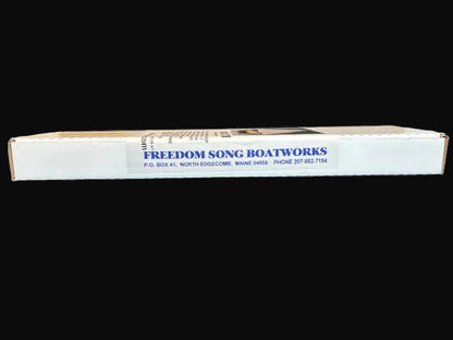 Freedom Song Boatworks “Felicity II” Wooden Sailboat Model Kit – Laser-Cut – Maine Made