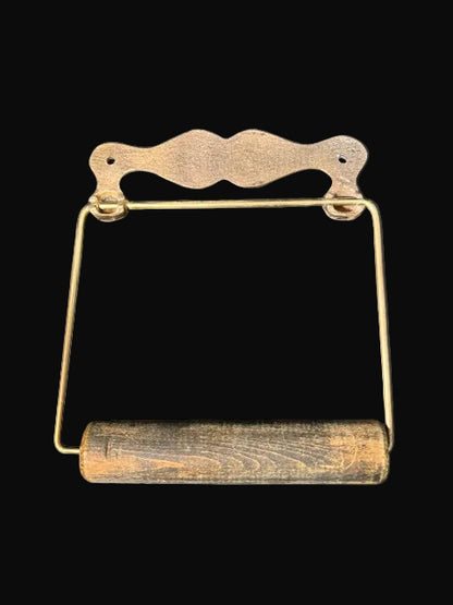 #“1st Class Toilet” Wall Mount Toilet Paper Holder Railroad Steamship Era - Annapolis Maritime Antiques