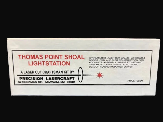 Precision Lasercraft Thomas Point Shoal Light Station Laser-Cut Model Kit – Lighthouse Craftsman