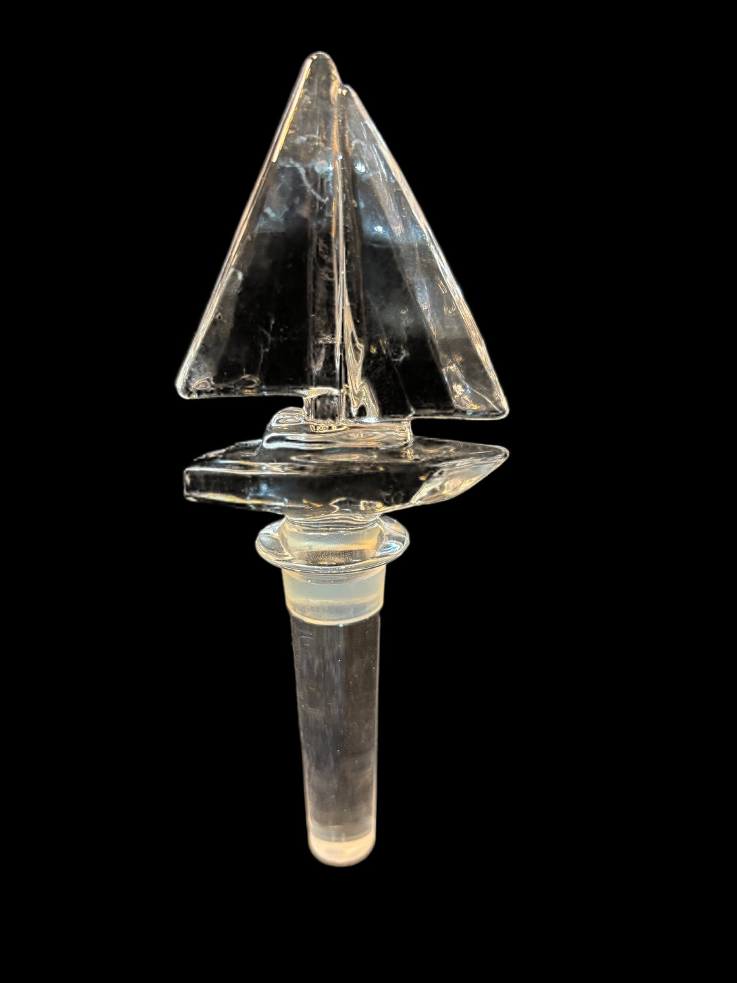 Glass Decanter Stopper – Faceted Arrowhead Style Replacement